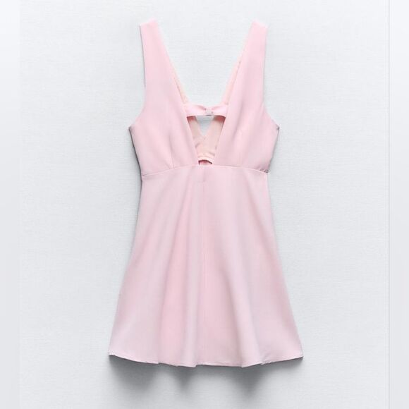 ZARA BLOGGERS FAV Zara JEWEL BUTTON PINAFORE DRESS 2747/571 - Picture 15 of 16